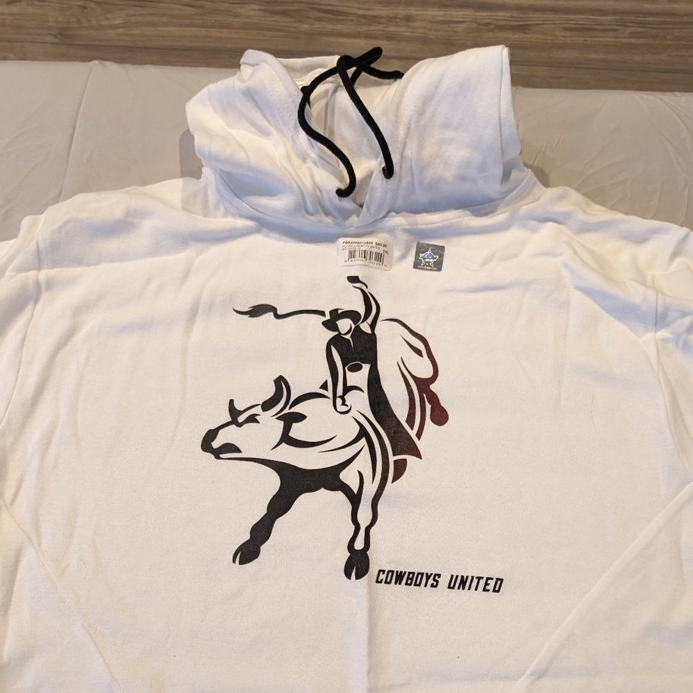 Professional Bull Riders (PBR) Short Sleeve Hoodie - XXL